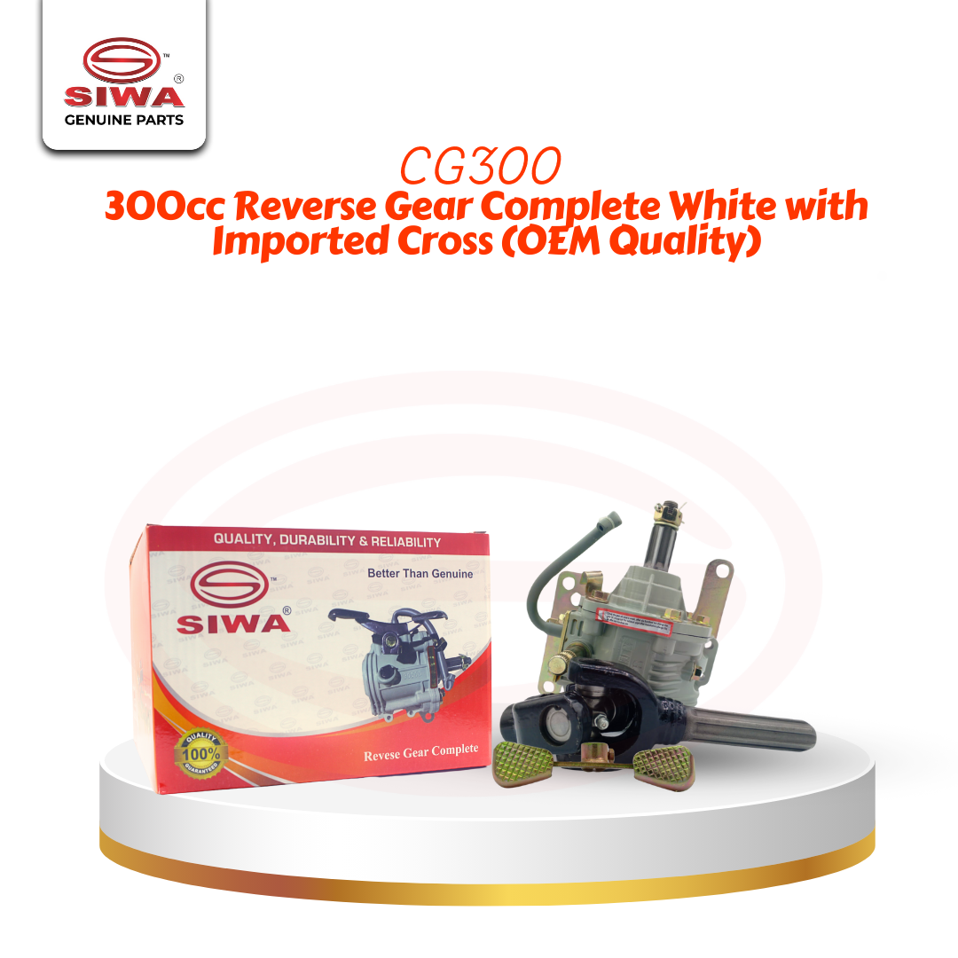 300cc Reverse Gear Complete White with Imported Cross (OEM Quality)