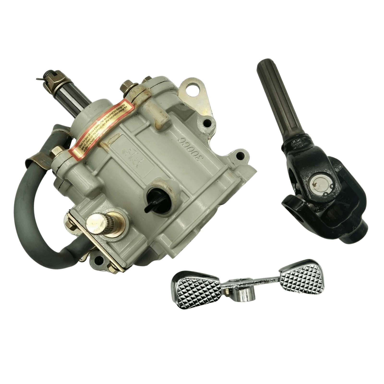 110cc Reverse Gear Complete White with Imported Cross (OEM Quality) - Image 2